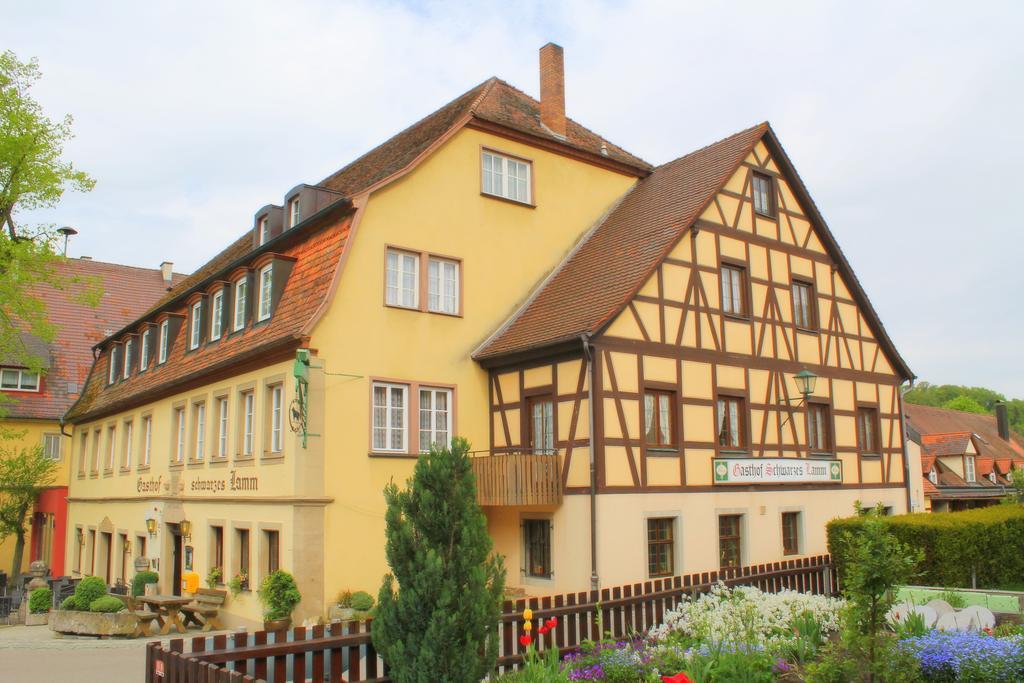 Schwarzes Lamm Hotell Rothenburg ob der Tauber Exteriör bild
