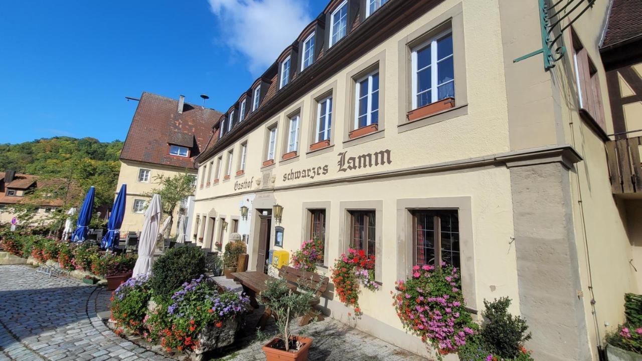 Schwarzes Lamm Hotell Rothenburg ob der Tauber Exteriör bild