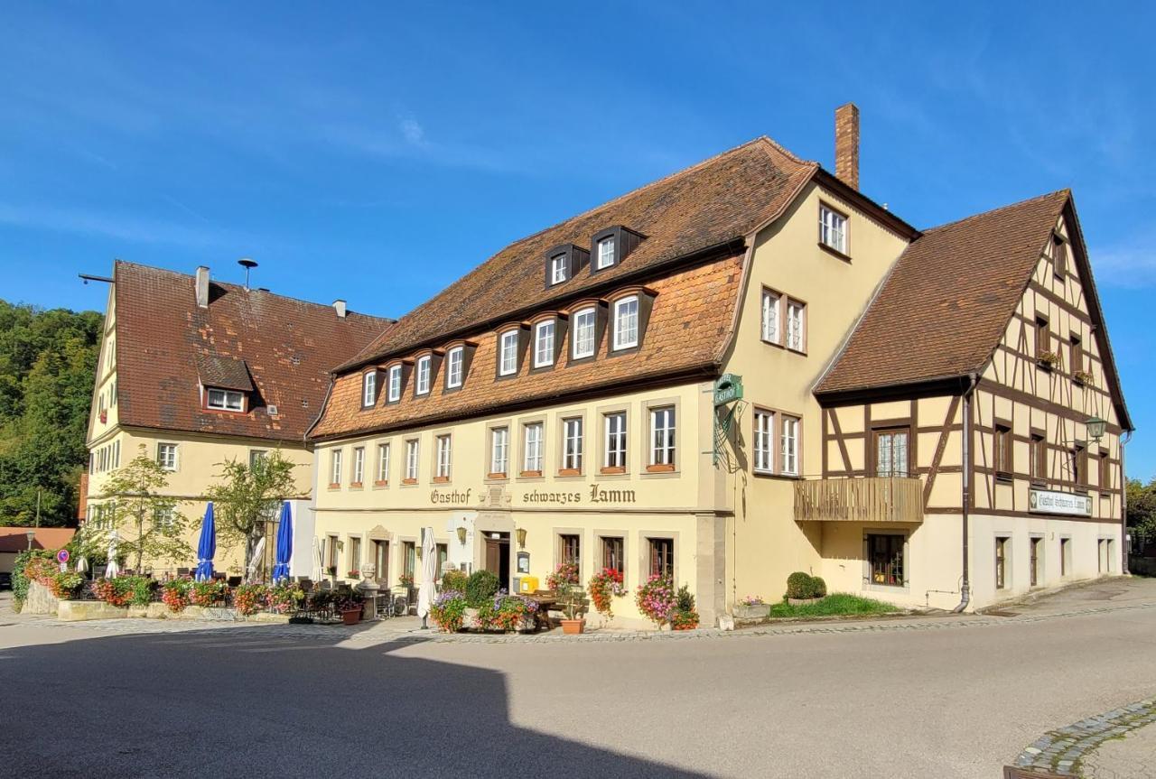 Schwarzes Lamm Hotell Rothenburg ob der Tauber Exteriör bild