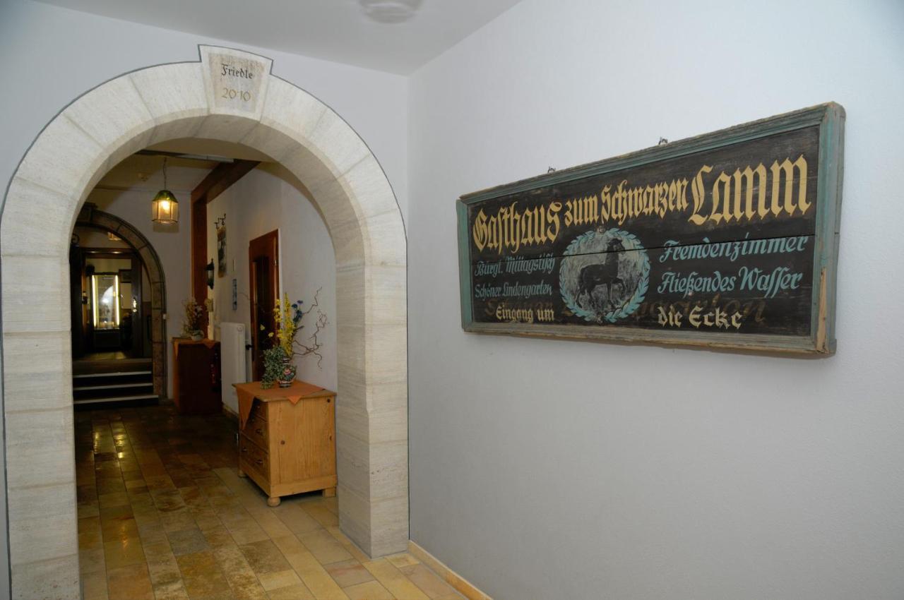 Schwarzes Lamm Hotell Rothenburg ob der Tauber Exteriör bild